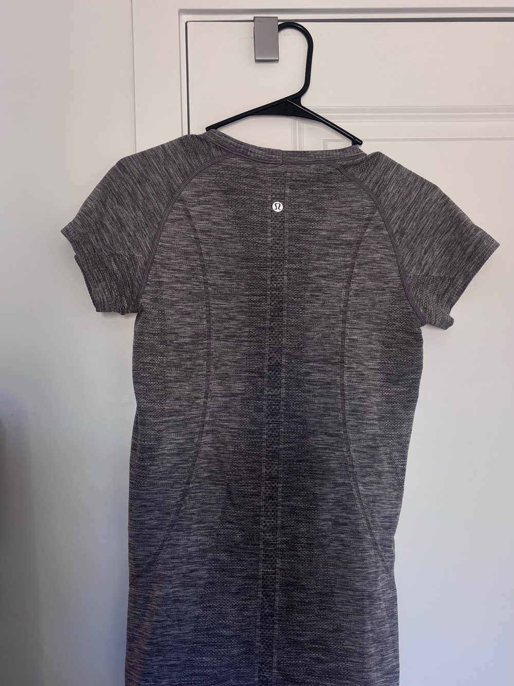 lululemon athletica Women's Short Sleeve Athletic Tee in Charcoal Gray
